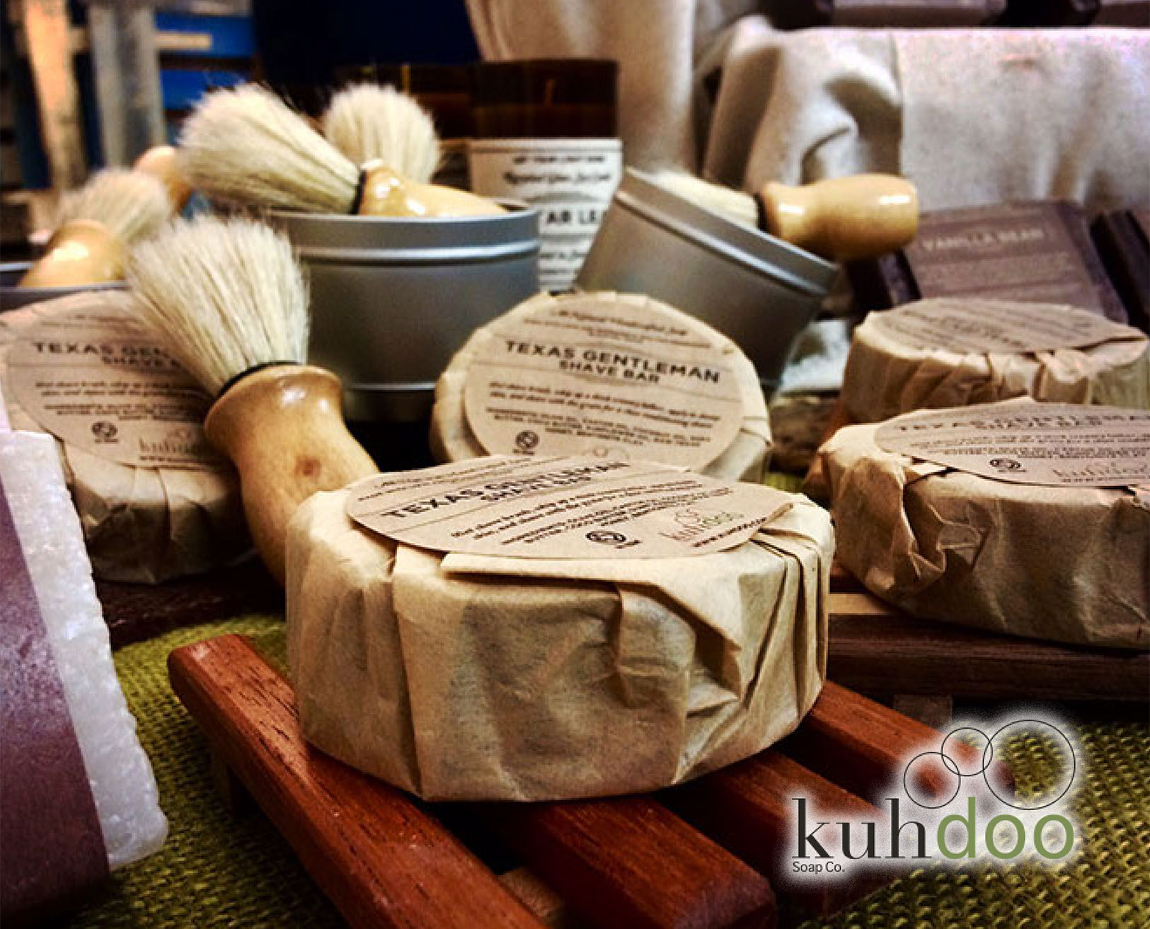 Kuhdoo Soap Co.

“MAKING SOAP IS A FUN FAMILY AFFAIR”
Hi! We’re the Mangums. Jared, Kaysha, and Isaac. Making soap is a fun family affair for us, just on a whole different scale these days.